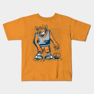 Basketball Dog Kids T-Shirt